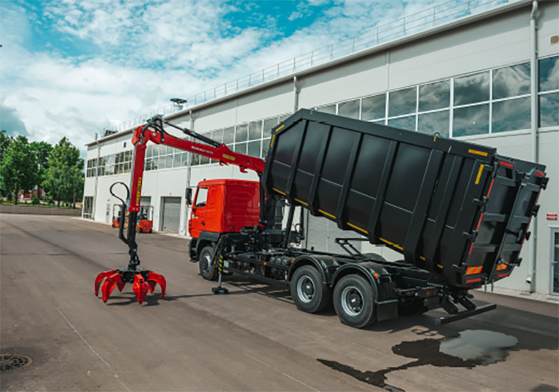 Ломовоз МАЗ-631228 с КМУ ВЕЛМАШ BM10-74М