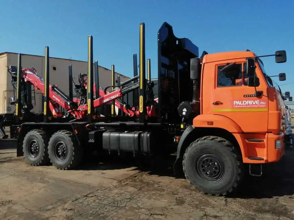 КАМАЗ 43118-73094 с гидроманипулятором ВМ 10-74